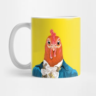 Vintage Chicken Musician Mug